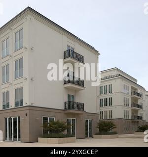 Rhein-Palais, Bürogebäude, ehemalige Zementfabrik Portland, Stadtviertel Bonner Bogen, Bonn, Rheinland, Nordrhein-Westfalen, Deutschland, Europa Stockfoto