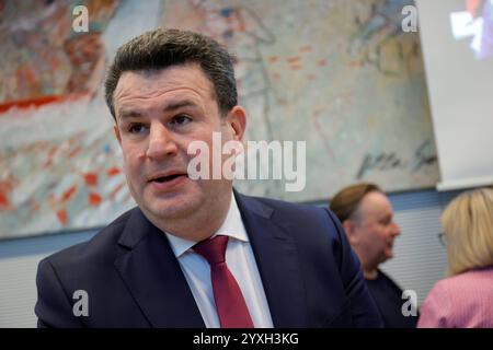 Hubertus Heil, Bundesminister für Arbeit und Soziales, Deutschland, Berlin, Reichstag, SPD-Bundestagsfraktion *** Hubertus Heil, Bundesminister für Arbeit und Soziales, Deutschland, Berlin, Reichstag, SPD-Bundestagsfraktion im Bundestag Stockfoto