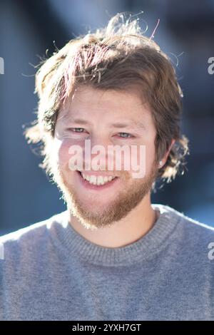 Les Arcs, Frankreich. Dezember 2024. Anthony Bajon nahm am 16. Dezember 2024 an einer Portrait Session im Rahmen des Les Arcs Film Festivals 2024 in Bourg-Saint-Maurice, Les Arcs, Frankreich Teil. Foto: Aurore Marechal/ABACAPRESS. COM Credit: Abaca Press/Alamy Live News Stockfoto