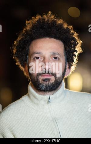 Les Arcs, Frankreich. Dezember 2024. William Lebghil nahm am 16. Dezember 2024 an einer Portrait Session im Rahmen des Les Arcs Film Festivals 2024 in Bourg-Saint-Maurice, Les Arcs, Frankreich Teil. Foto: Aurore Marechal/ABACAPRESS. COM Credit: Abaca Press/Alamy Live News Stockfoto