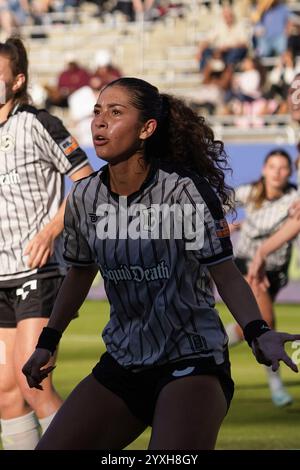 Dallas, Usa. Dezember 2024. Sasha Pickard #5 von Brooklyn FC gegen Dallas Trinity FC während des USL Super League Spiels im Cotton Bowl Stadium. Brooklyn FC schlägt Dallas Trinity FC 1:0. Am 14. Dezember 2024 in Dallas, Texas. (Foto: Javier Vicencio/Eyepix Group) Credit: Eyepix Group/Alamy Live News Stockfoto