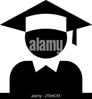 Abschlussschüler - Vektorsymbol Stock Vektor