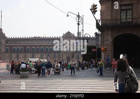 Plaza de la Constitucion (Zocalo) in Mexiko-Stadt, Mexiko Stockfoto