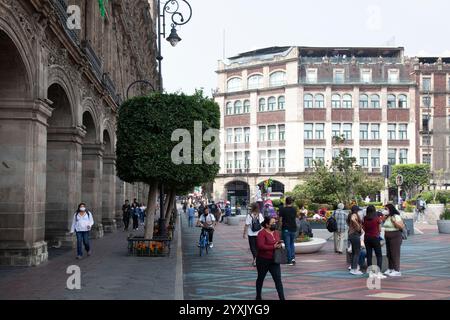 Plaza de la Constitucion (Zocalo) in Mexiko-Stadt, Mexiko Stockfoto
