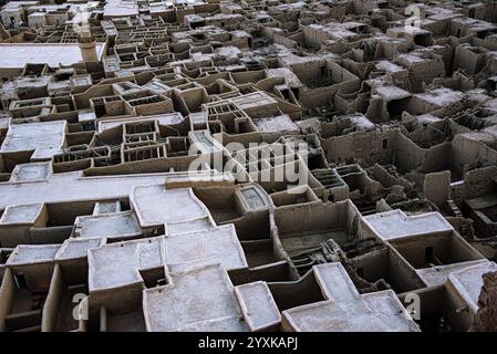 Saudi-Arabien, Al Ula, 17-11-2024, altes Viertel, teilweise restauriert, teilweise noch baufällig, von oben. ANP / Hollandse Hoogte / Roel Burgler niederlande aus - belgien aus Stockfoto