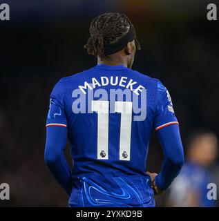 Chelsea gegen Brentford - Premier League - Stamford Bridge. Chelsea's Noni Madueke in Aktion. Bild : Mark Pain / Alamy Live News Stockfoto