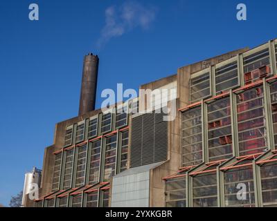 Carlsberg-Brauerei an den Ufern des Flusses Nene, Northampton, UK Stockfoto