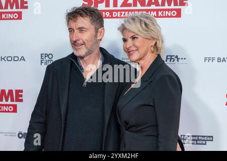 Guido Broscheit und Barbara Klein bei der Premiere des Kinofims der Spitzname im Mathäser Filmpalast. München, 16.12.2024 *** Guido Broscheit und Barbara Klein bei der Premiere des Films der Spitzname im Mathäser Filmpalast München, 16 12 2024 Foto:Xn.xKolinzx/xFuturexImagex spitzname 4214 Stockfoto