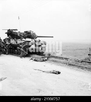 D-Tag - britische Streitkräfte während der Invasion der Normandie, 6. Juni 1944 - Mapham J (Sgt), No 5 Army Film & Photographic Unit Stockfoto