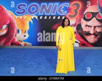 Los Angeles, USA. Dezember 2024. Natasha Rothwell kommt am Montag im Paramount's SONIC THE IGEL 3 Los Angeles Premiere im TCL Chinese Theatre in Hollywood, CA. Dezember 2024. (Foto: Sthanlee B. Mirador/SIPA USA) Credit: SIPA USA/Alamy Live News Stockfoto