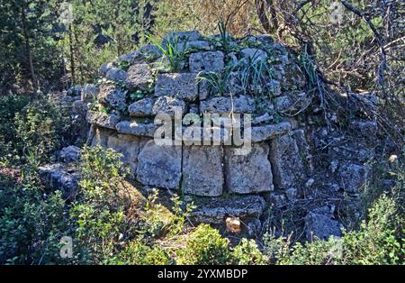 Äußere der frühchristlichen Kirche, Yeni Erenkoy, Nordzypern Stockfoto