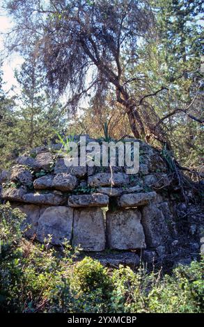 Äußere der frühchristlichen Kirche, Yeni Erenkoy, Nordzypern Stockfoto