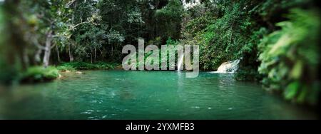 Schwimmbecken in Topes de Collantes, Escambray Mountains, Kuba Stockfoto