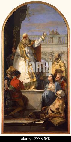 St. Patrick, Bischof von Irland (1746) Giovanni Battista Tiepolo Stockfoto