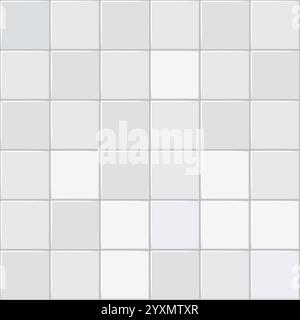 Graue Fliesen. Abstrakter Vektorhintergrund Stock Vektor