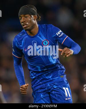 Chelsea gegen Brentford - Premier League - Stamford Bridge. Chelsea's Noni Madueke in Aktion. Bild : Mark Pain / Alamy Live News Stockfoto