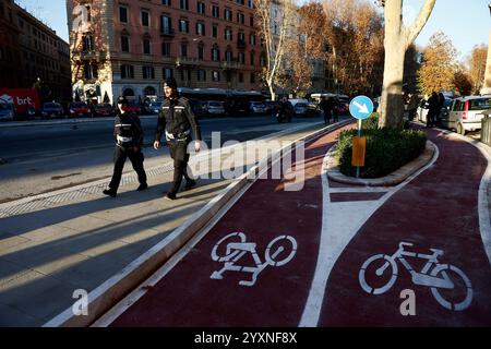 Roma, Italien. Dezember 2024. Inaugurazione del Restyling di Porta Pia - Marted&#xec; 17 Dezember 2024 - Cronaca - (Foto di Cecilia Fabiano/LaPresse) Einweihung der Neugestaltung von Porta Pia &#x2014; Rom, Italien - Dienstag, 17, 2024 - News - (Foto: Cecilia Fabiano/LaPresse) Credit: LaPresse/Alamy Live News Stockfoto