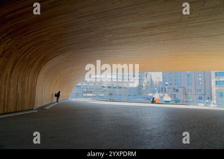 Calgary Kanada - 29. Dezember 2023 - Calgary New Central Library Building Stockfoto