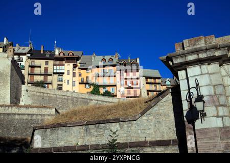 Die Vauban City, die Altstadt. Briancoon, Hautes-Alpes, Frankreich Stockfoto