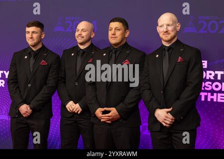 Manchester, Großbritannien. Dezember 2024. Wigan Warriors bei der BBC Sports Personality of the Year 2024 Credit: Craig Hawkhead/Alamy Live News Stockfoto