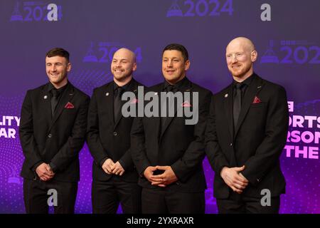 Manchester, Großbritannien. Dezember 2024. Wigan Warriors bei der BBC Sports Personality of the Year 2024 Credit: Craig Hawkhead/Alamy Live News Stockfoto