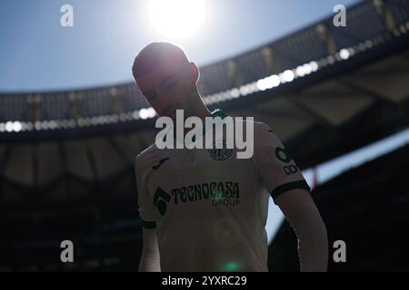 LaLiga 24/25 Spiel zwischen Atletico de Madrid und Getafe CF gewann Atletico 1:0 mit einem Tor von Alexander Sorloth Stockfoto