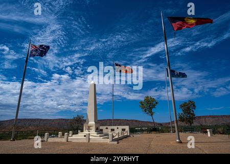 Ein Foto von ANZAC Hill in Alice Springs Australien Stockfoto
