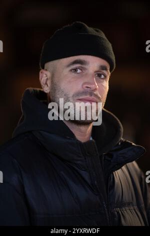 Les Arcs, Frankreich. Dezember 2024. Antoine Besse nahm am 17. Dezember 2024 am Ollie Photocall im Rahmen des Les Arcs Film Festivals 2024 in Bourg-Saint-Maurice, Les Arcs, Frankreich Teil. Foto: Aurore Marechal/ABACAPRESS. COM Credit: Abaca Press/Alamy Live News Stockfoto