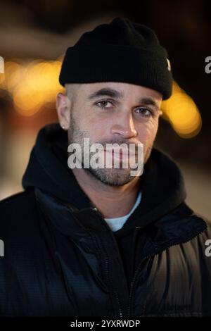 Les Arcs, Frankreich. Dezember 2024. Antoine Besse nahm am 17. Dezember 2024 am Ollie Photocall im Rahmen des Les Arcs Film Festivals 2024 in Bourg-Saint-Maurice, Les Arcs, Frankreich Teil. Foto: Aurore Marechal/ABACAPRESS. COM Credit: Abaca Press/Alamy Live News Stockfoto