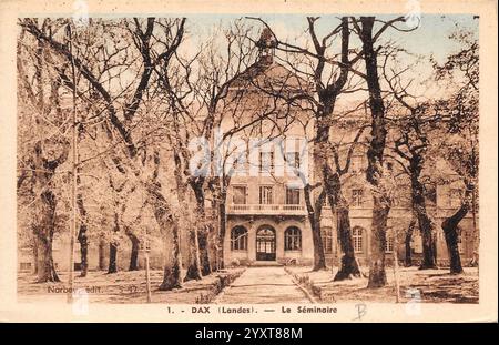 Dax (Landes) - Grand séminaire Lazariste Notre-Dame du Pouy 10. Stockfoto