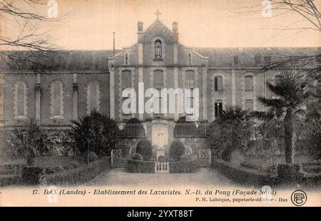 Dax (Landes) - Grand séminaire Lazariste Notre-Dame du Pouy 4. Stockfoto
