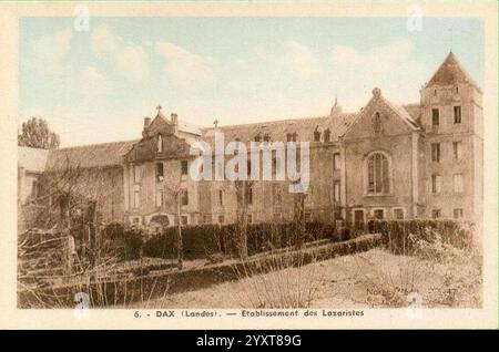 Dax (Landes) - Grand séminaire Lazariste Notre-Dame du Pouy 12. Stockfoto