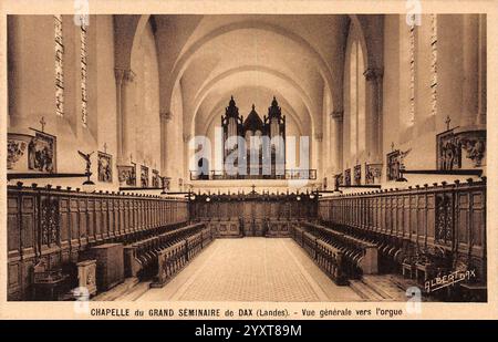 Dax (Landes) - Grand séminaire Lazariste Notre-Dame du Pouy 23. Stockfoto
