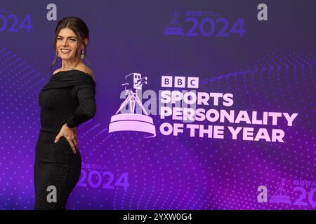 Manchester, Großbritannien. Dezember 2024. Lauren Steadman bei der BBC Sports Personality of the Year 2024 Credit: Craig Hawkhead/Alamy Live News Stockfoto