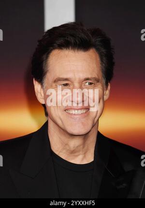 HOLLYWOOD, KALIFORNIEN – 16. DEZEMBER: Jim Carrey nimmt an der Premiere von Paramount's Sonic the Hedgehog 3 im TCL Chinese Theatre auf Decem Teil Stockfoto