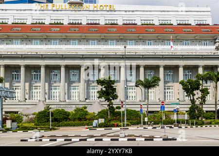 Das Fullerton Hotel, Singapur. Foto: David Rowland / One-Image.com Stockfoto