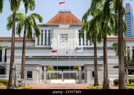 The Entrance to Parliament House of Singapore, Foto: David Rowland / One-Image.com Stockfoto