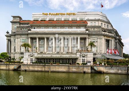 Das Fullerton Hotel, Singapur. Foto: David Rowland / One-Image.com Stockfoto