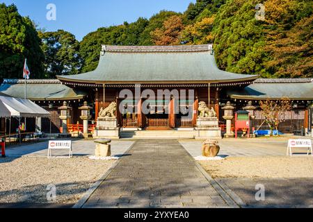 Statue von Ryozen Kannon Buddha, Göttin der Barmherzigkeit, im Ryozen Kannon Tempel, Gedenkstätte zu Ehren aller Opfer des Pazifikkriegs, im historischen Viertel Gion Stockfoto