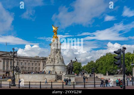 London, England – September 8,2024: Buckingham Palace in London, Sitz des Monarchen des Vereinigten Königreichs. Westminster Stockfoto