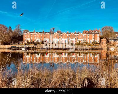 Deva Terrace Chester Stockfoto