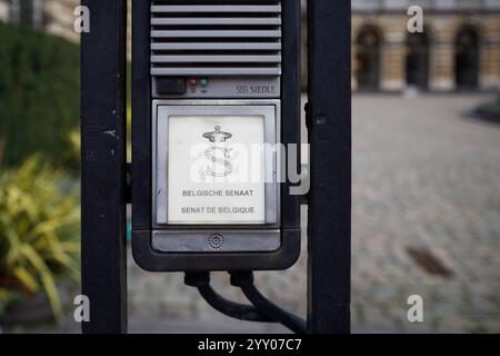 Brüssel, Belgien Dezember 2024. Paleis der Natie - Palais de la Nation - Palast der Nation - Gebäude des belgischen Bundesparlaments in Brüssel, dargestellt am Mittwoch, den 18. Dezember 2024. BELGA FOTO HATIM KAGHAT Credit: Belga News Agency/Alamy Live News Stockfoto
