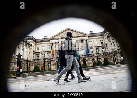 Brüssel, Belgien Dezember 2024. Paleis der Natie - Palais de la Nation - Palast der Nation - Gebäude des belgischen Bundesparlaments in Brüssel, dargestellt am Mittwoch, den 18. Dezember 2024. BELGA FOTO HATIM KAGHAT Credit: Belga News Agency/Alamy Live News Stockfoto