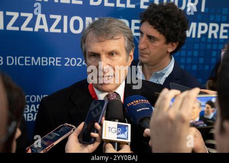 Mailand, Italien. Dezember 2024. Nella foto Alessandro Spada Presidente AssolombardaMilano - Italia - Cronaca Mercoled&#xec;, 18 Dicembre, 2024 (Foto di Marco Ottico/Lapresse) Generalstaatsangehörige der Diplomatie XVII Mailand, Italien - Nachrichten Mittwoch, 18. Dezember 2024 (Foto: Marco Ottico/Lapresse) Credit: LaPresse/Alamy Live News Stockfoto