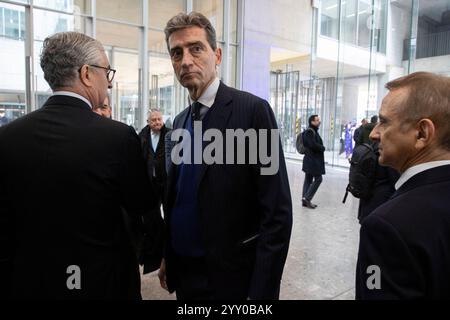 Mailand, Italien. Dezember 2024. Nella foto Andrea Sironi Presidente BocconiMilano - Italia - Cronaca Mercoled&#xec;, 18 Dicembre, 2024 (Foto di Marco Ottico/Lapresse) Generalstaatsangehörige der Diplomatie XVII Mailand, Italien - Nachrichten Mittwoch, 18. Dezember 2024 (Foto: Marco Ottico/Lapresse) Credit: LaPresse/Alamy Live News Stockfoto