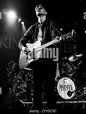 Skinny Lister in Scala, London, 13. Dezember 2024 Stockfoto