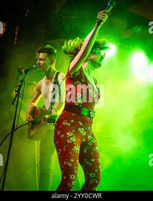 Skinny Lister in Scala, London, 13. Dezember 2024 Stockfoto