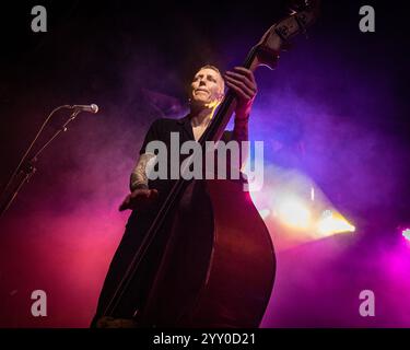 Skinny Lister in Scala, London, 13. Dezember 2024 Stockfoto