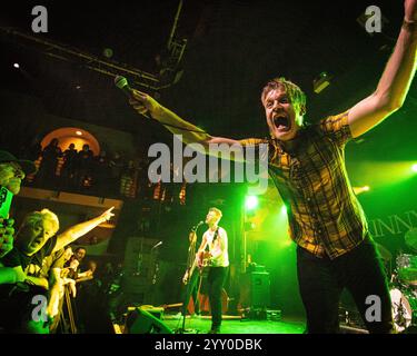 Skinny Lister in Scala, London, 13. Dezember 2024 Stockfoto