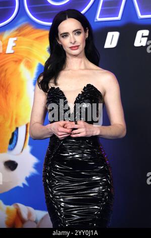 Krysten Ritter bei der Premiere des Kinofilms 'Sonic the Hedgehog 3' im TCL Chinese Theatre. Los Angeles, 16.12.2024 Stockfoto